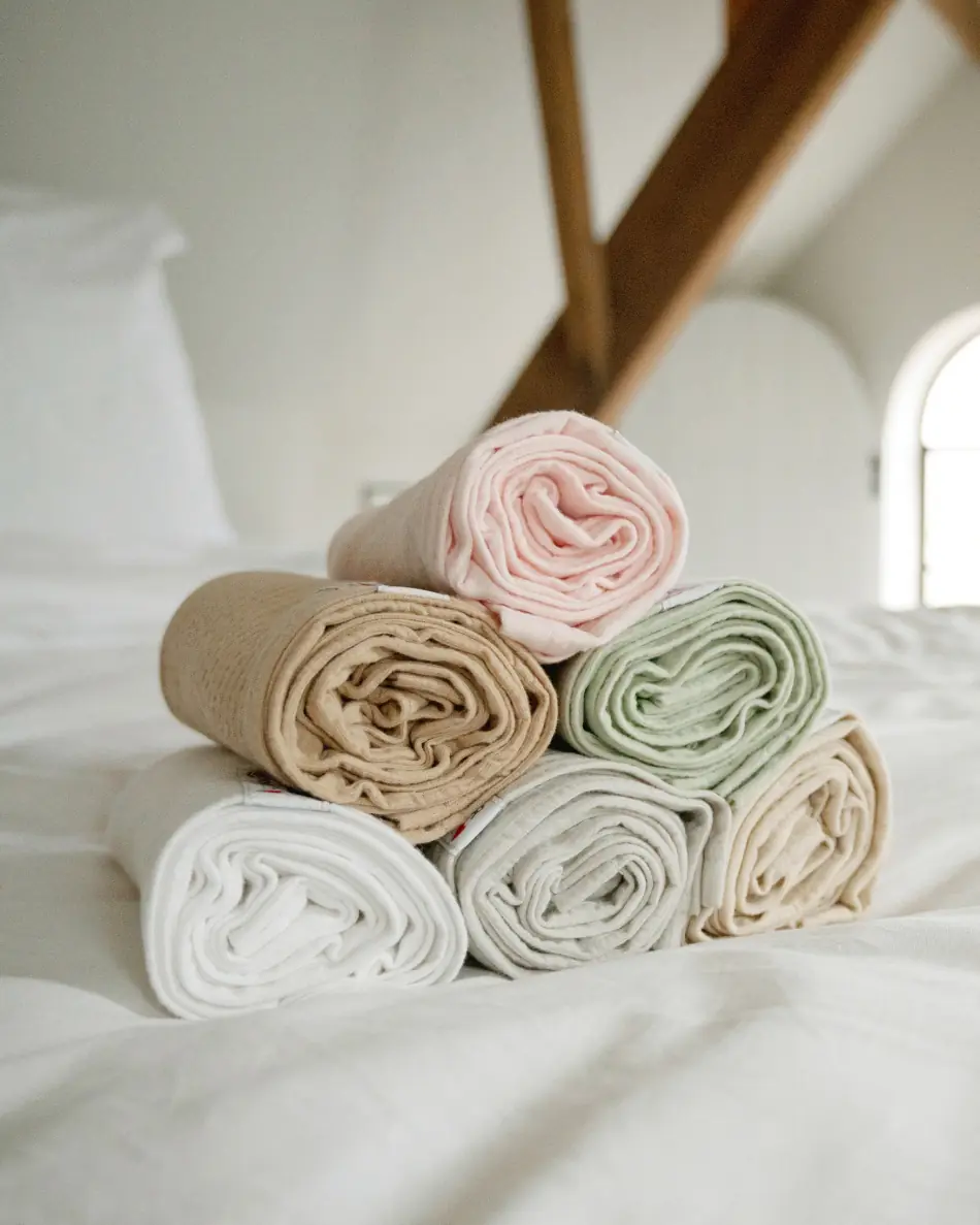 Swaddler Seersucker kokvilnas autiņš, 120x120 cm