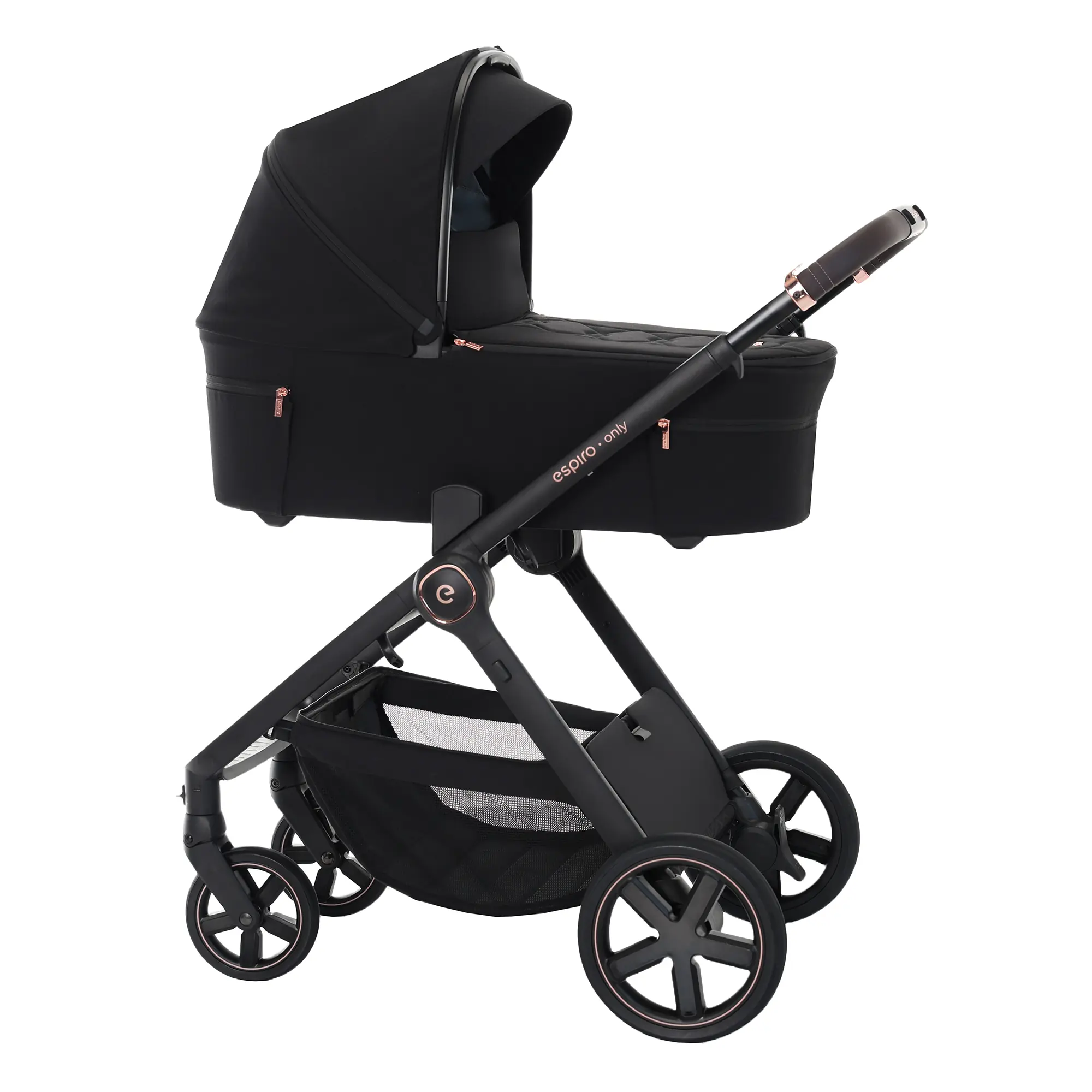 Bērnu rati 2in1 Espiro Only, 410 Stylish black Bērnu rati 2in1 Espiro Only, 410 Stylish black