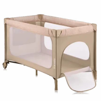 Ceļojuma gultiņa Lionelo Jasmin beige sand 1012462