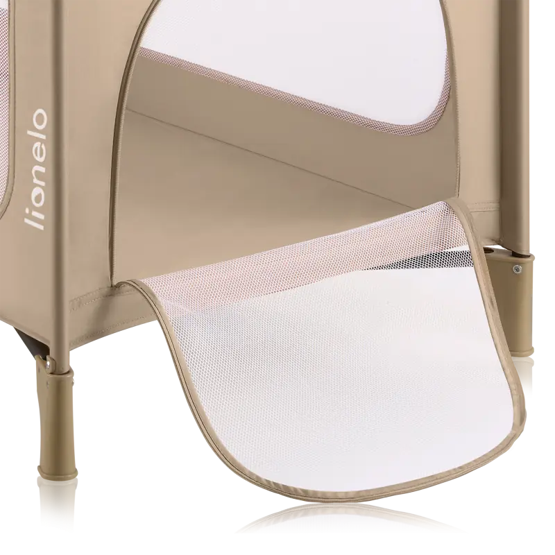 Ceļojuma gultiņa Lionelo Jasmin beige sand 1012462