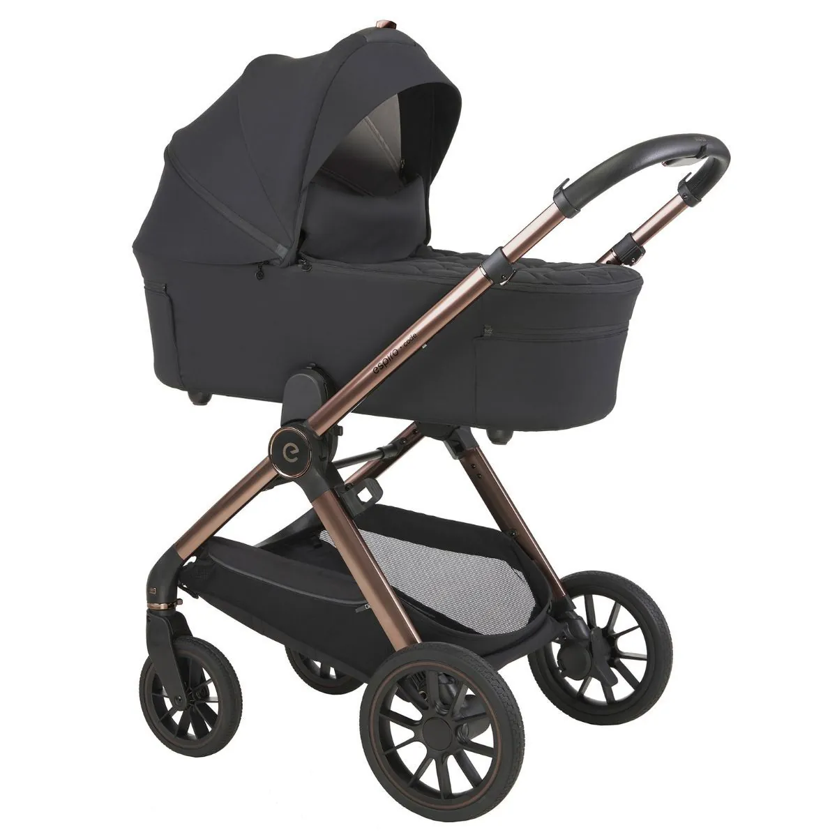 Bērnu rati 2in1 Espiro Code, 10 Clever black