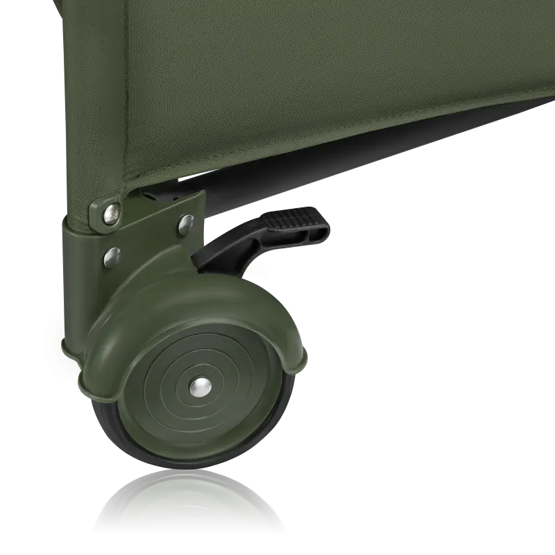 Ceļojuma gultiņa Lionelo Jasmin green olive 1012461