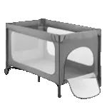 Ceļojuma gultiņa Lionelo Jasmin grey stone 1012463