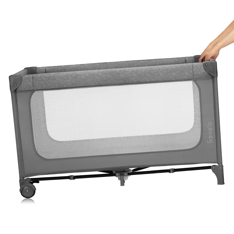 Ceļojuma gultiņa Lionelo Jasmin grey stone 1012463