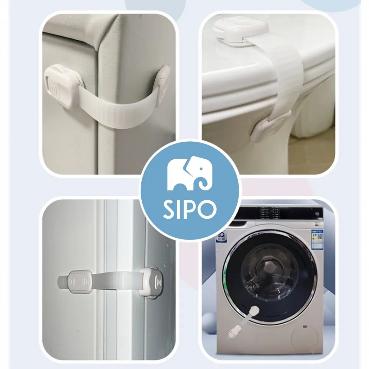 Drošības slēdzenes skapjiem un atvilktnēm, 6 gab., SBS-218 SIPO