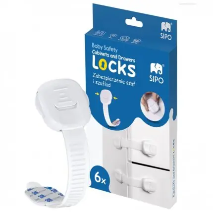 Drošības slēdzenes skapjiem un atvilktnēm, 6 gab., SBS-218 SIPO