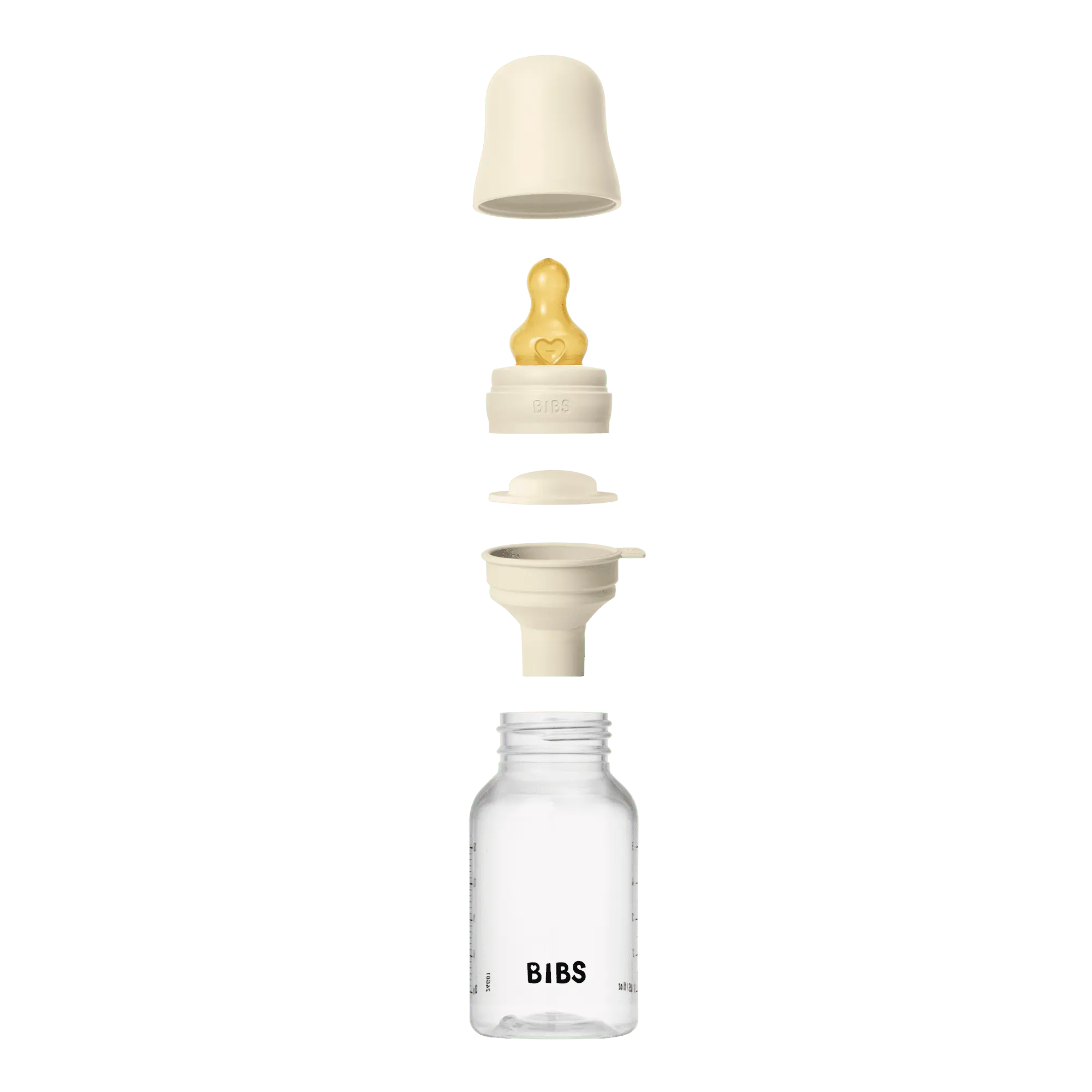 BIBS bērnu pudelīte 150 ml, Ivory