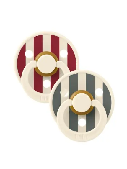 BIBS Studio apaļais knupītis Ruby Pine Mix