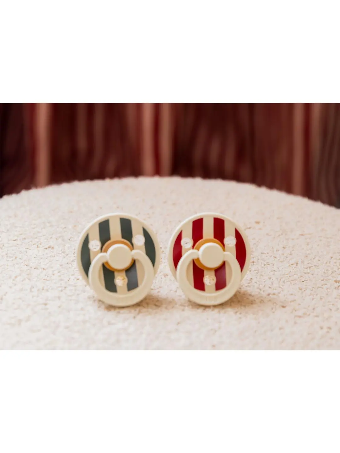 BIBS Studio apaļais knupītis Ruby Pine Mix