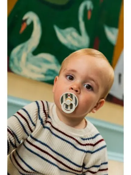 BIBS Studio apaļais knupītis Ruby Pine Mix