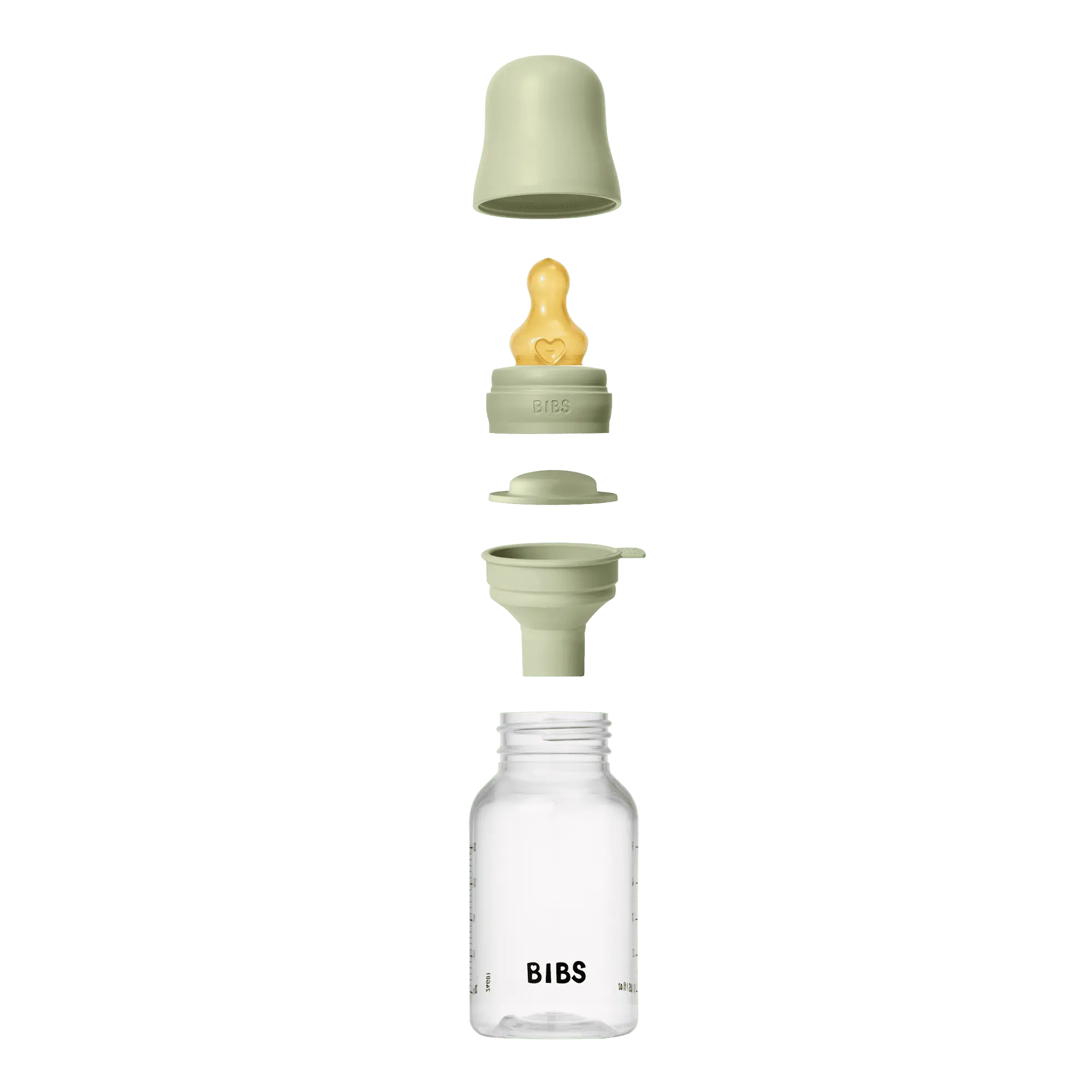 BIBS bērnu pudelīte 150 ml, Sage