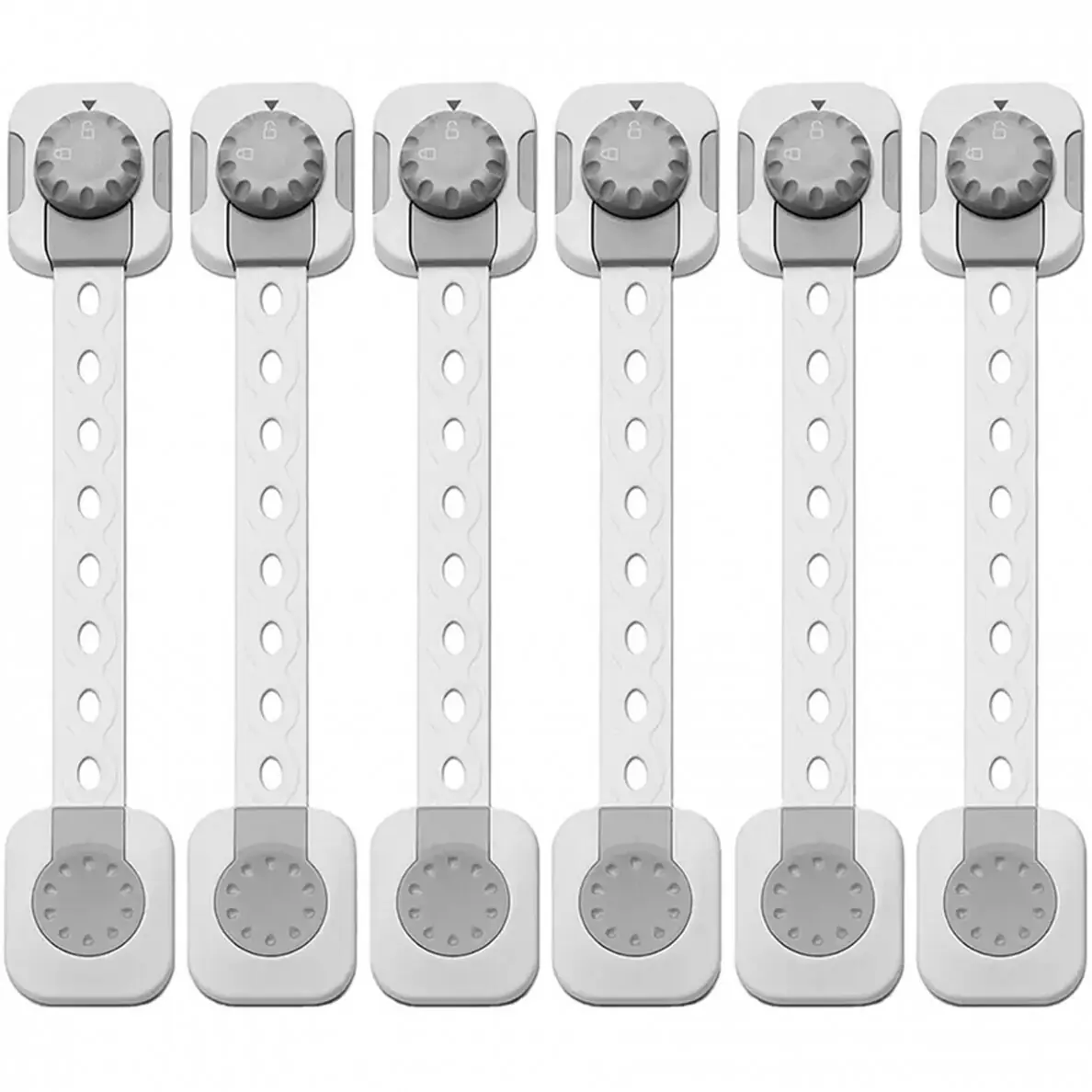 Bērnu drošības slēdzenes skapjiem 6 gab., SBS-214 SIPO