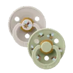 BIBS Studio apaļais knupītis 6-18 M, 2 gab., Bumblebee Mushroom Mix