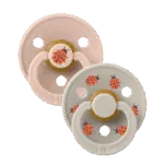 BIBS Studio apaļais knupītis 6-18 M, 2 gab., Ladybug Blush Mix