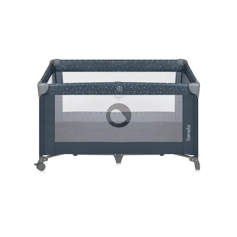 Ceļojuma gultiņa Lionelo STEFI, Blue grey