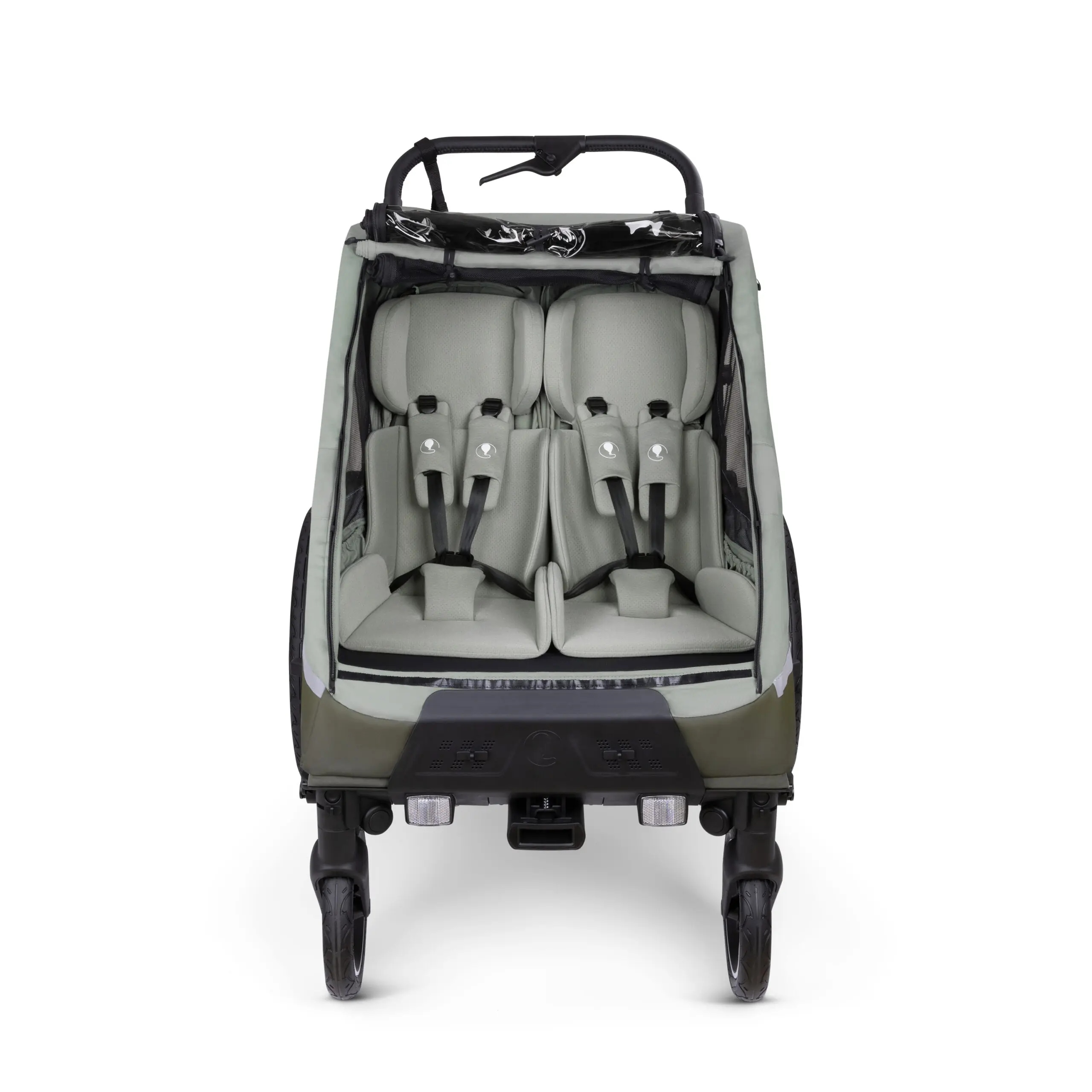 Velosipēda piekabe 3in1 ABC Design Bike tour, Olive - Image 5