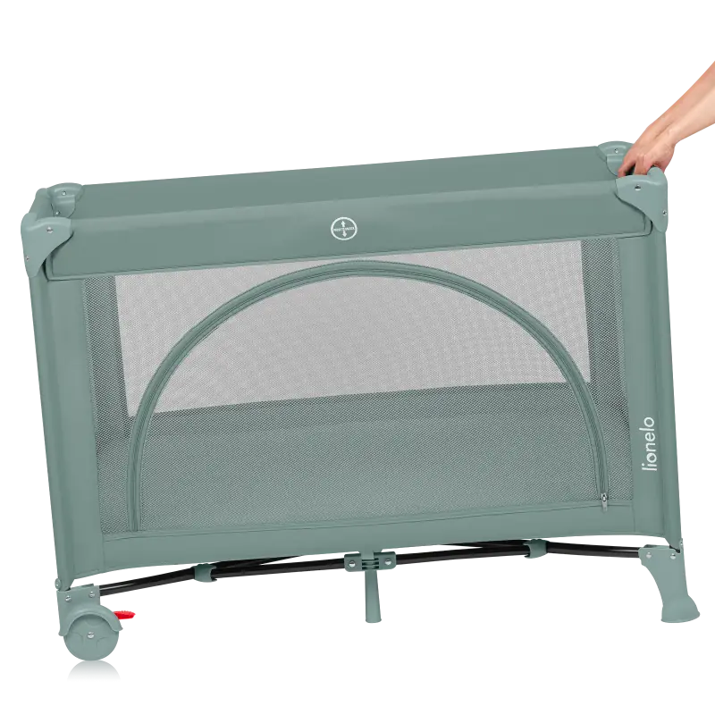 Ceļojuma gultiņa Lionelo Laura, Green sage 1012774