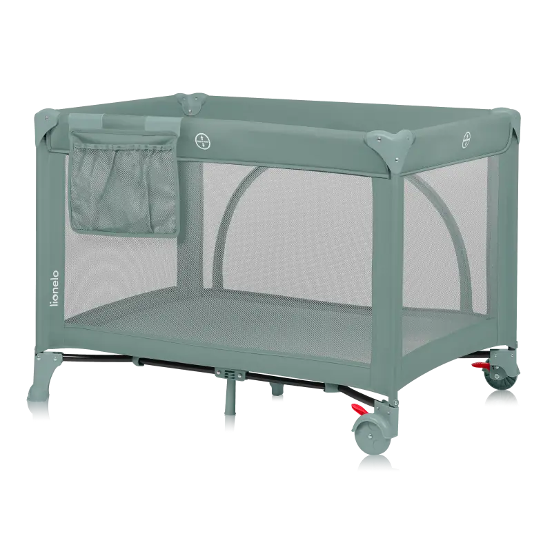 Ceļojuma gultiņa Lionelo Laura, Green sage 1012774