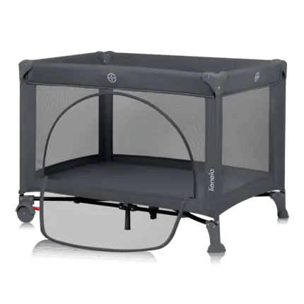 Ceļojuma gultiņa Lionelo Laura, Grey concrete 1012768