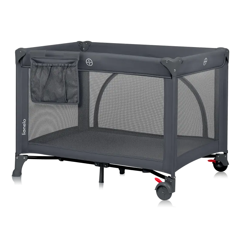 Ceļojuma gultiņa Lionelo Laura, Grey concrete 1012768