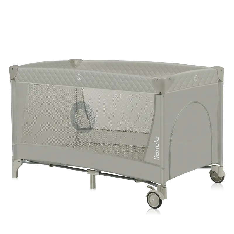 Ceļojuma gultiņa Lionelo Flower, Cappuccino 1012769 - Image 4