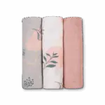 Bambusa autiņu komplekts 3gab., 70x70cm, Bamboo Leaf, Lionelo