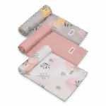 Bambusa autiņu komplekts 3gab., 70x70cm, Bamboo Leaf, Lionelo