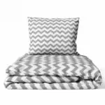 Gultas veļas komplekts 2 daļas, Ankras Grey zigzags