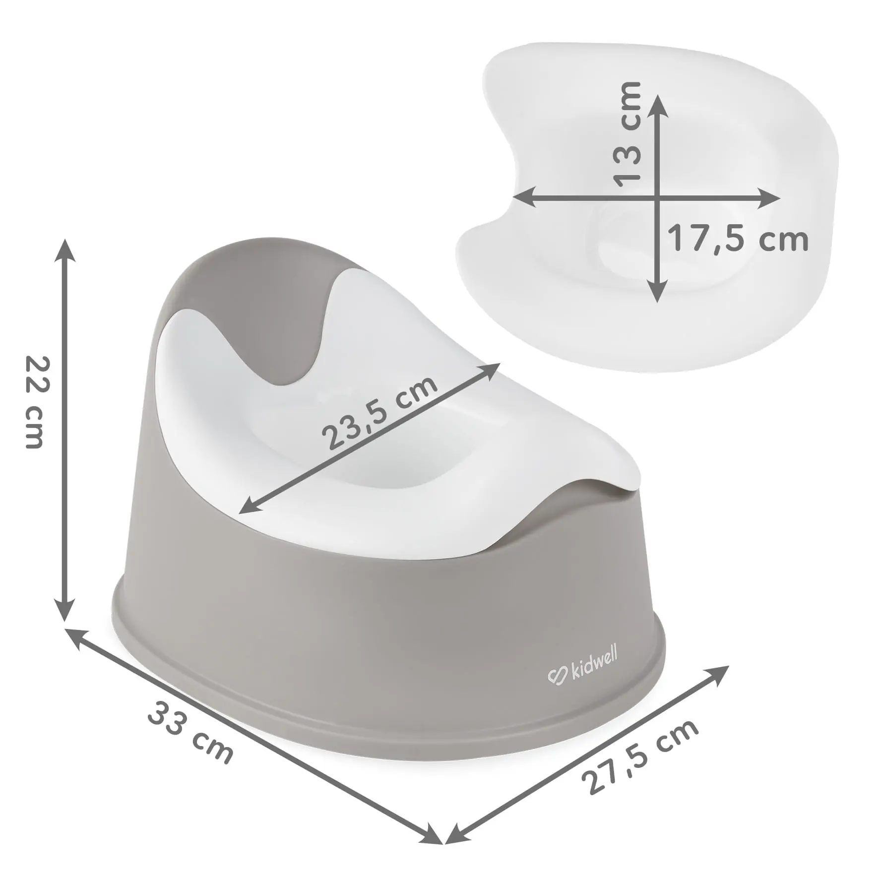 Podiņš Nilo grey 1012983
