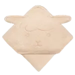 Muslīna dvielis ar kapuci, Lionelo beige cappuccino