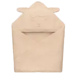 Muslīna dvielis ar kapuci, Lionelo beige cappuccino