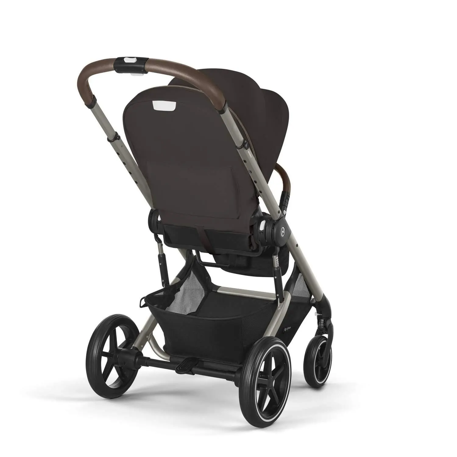pastaigu rati cybex balios s lux chocolate brown no aizmugures