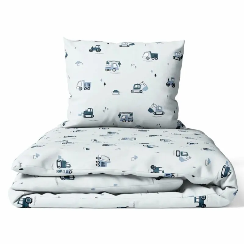 Gultas veļas komplekts 2 daļas, Ankras Excavator blue