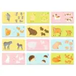 Djeco Divdaļīgās puzles - Dzīvnieku mazuļi 2