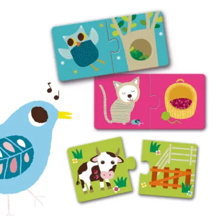 Djeco Divdaļīgās puzles - Mājvieta1