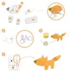 Djeco Krāsošana ar pirkstiņkrāsām - Mīlīgie dzīvnieki 4