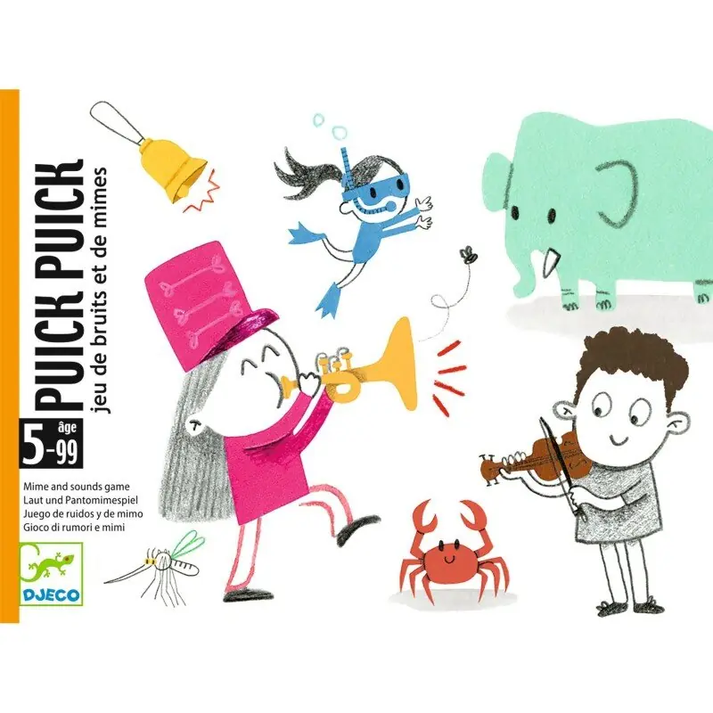 Djeco Kāršu spēle - Mēmais šovs - Puick! Puick! 2