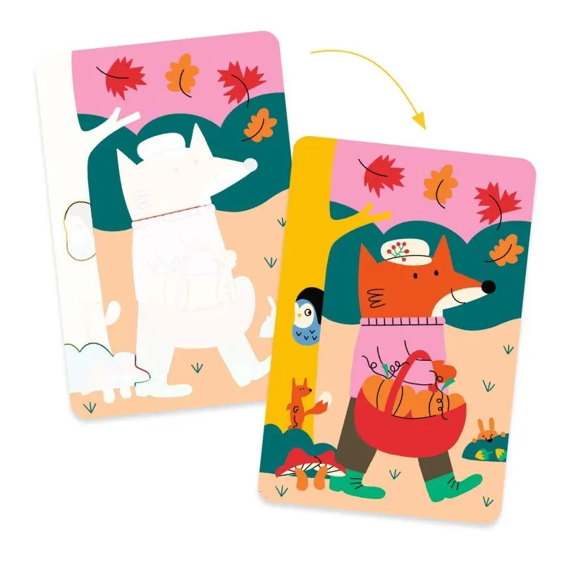 Djeco Krāsošana ar ūdeni - 4 gadalaiki 1