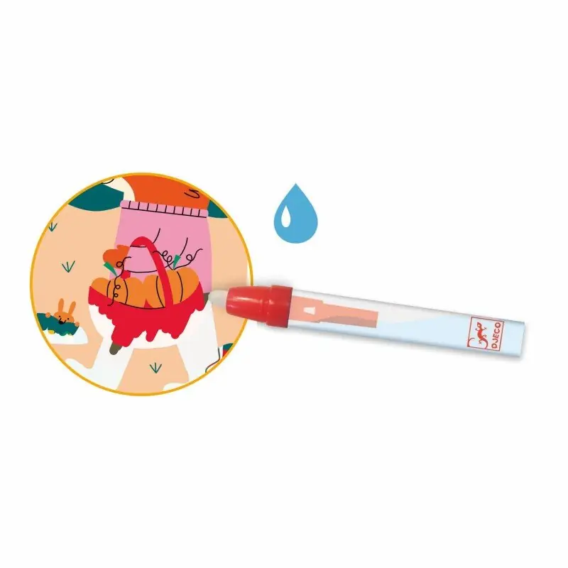 Djeco Krāsošana ar ūdeni - 4 gadalaiki 3