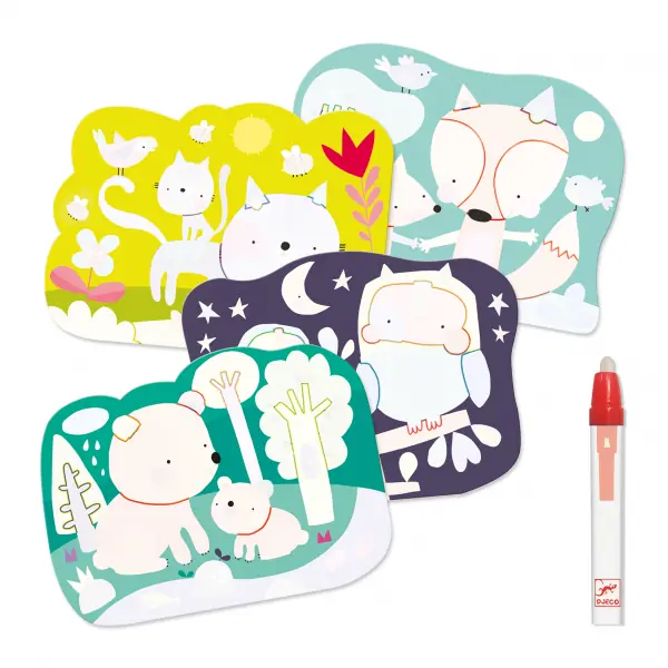 Djeco Krāsošana ar ūdeni - Mežā 1