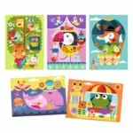 Djeco Skrāpējamās kartiņas - Jautrie atklājumi 3