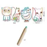 Djeco Krāsošana - Meža dzīvnieki 1