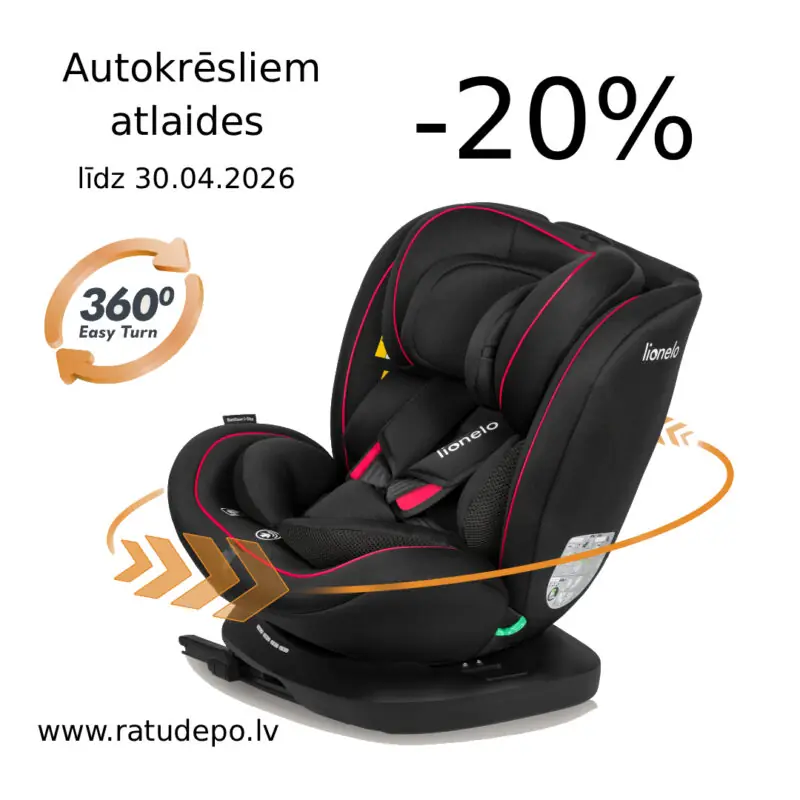 Autokrēsliem atlaides -20%