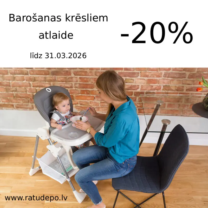 barošanas krēsliem atlaide -20%