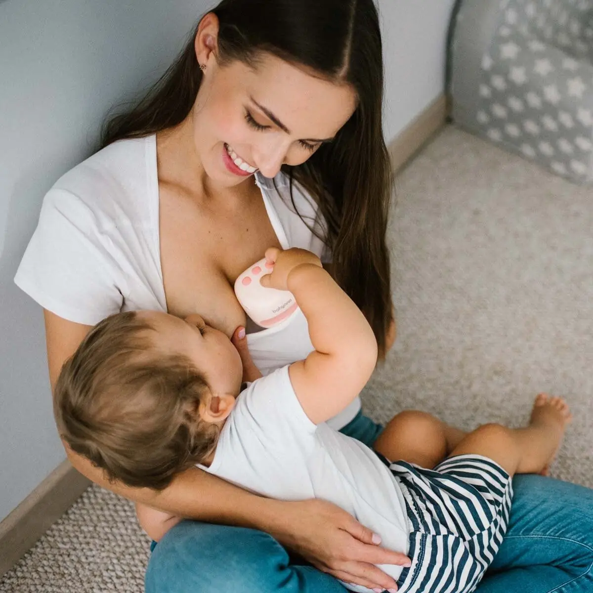 BabyOno dubultais bezroku elektroniskais krūts sūknis, TWINNY, 1002