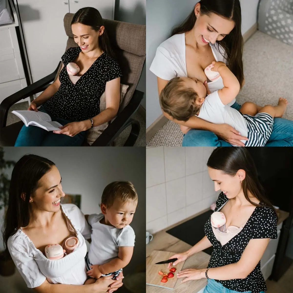 BabyOno dubultais bezroku elektroniskais krūts sūknis, TWINNY, 1002