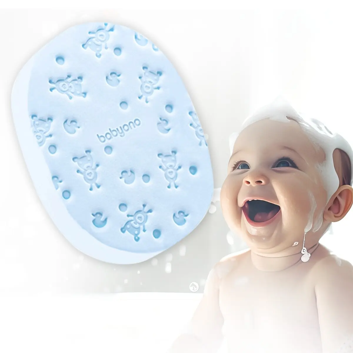 Babyono mazuļa vannas sūklis, zils 1640/02