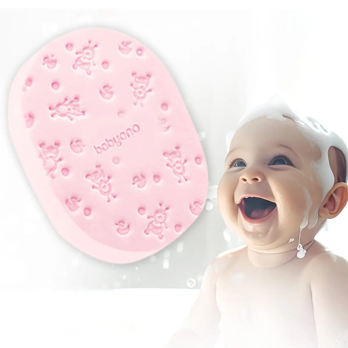 Babyono mazuļa vannas sūklis rozā 1640/01