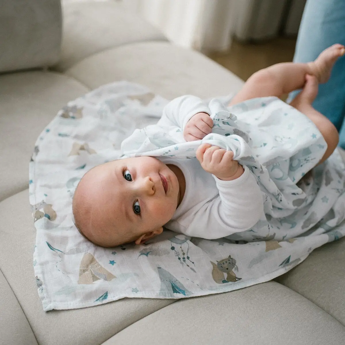 BabyOno bambusa autiņi 3 gab. zili 397/12