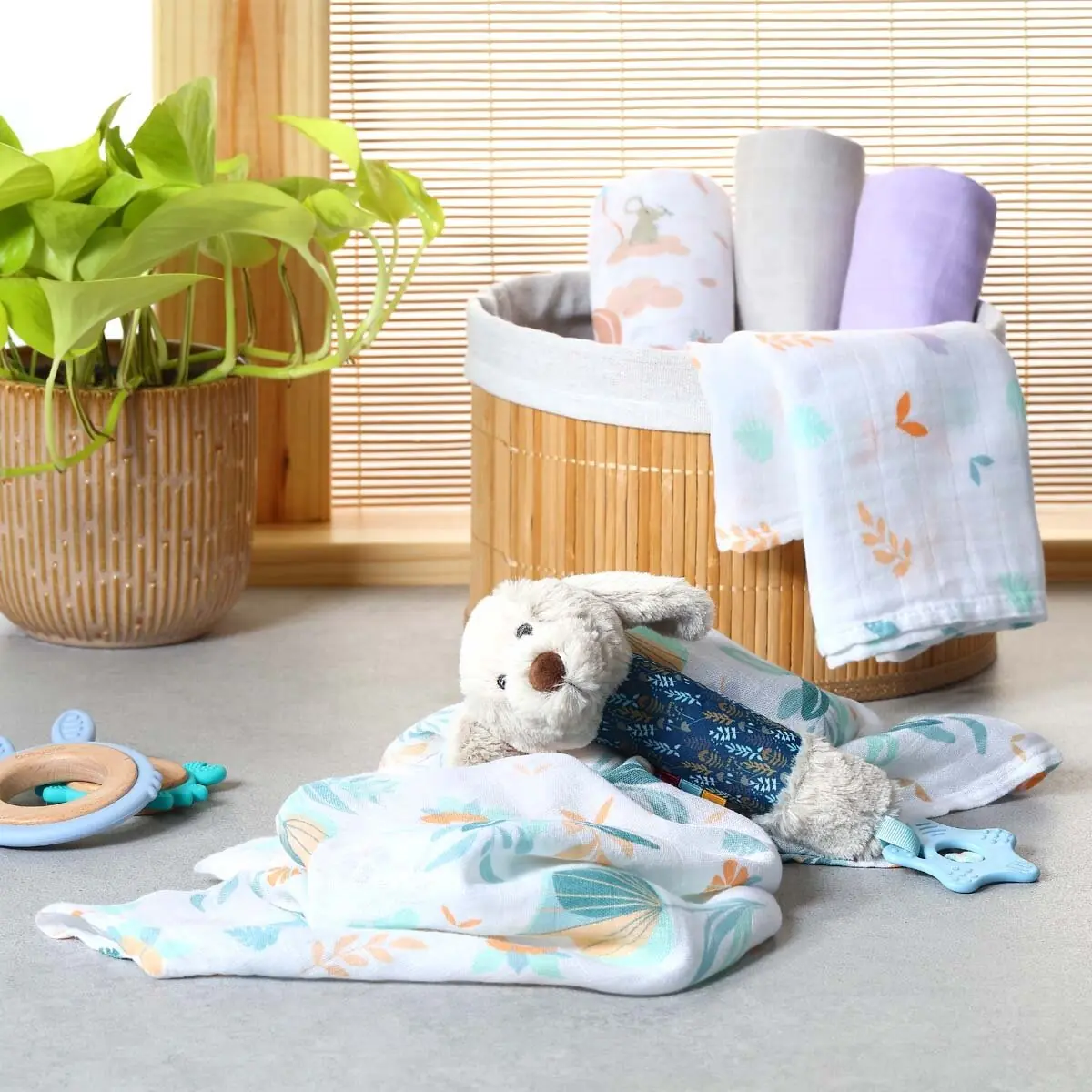 BabyOno bambusa autiņi 3 gab., pelēki 397/09